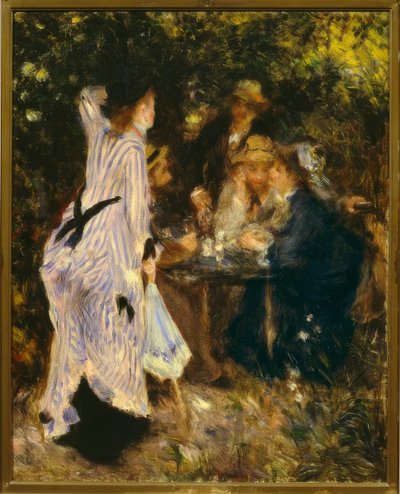 I haven (Under lysthuset, Moulin de la Galette) af Pierre Auguste Renoir
