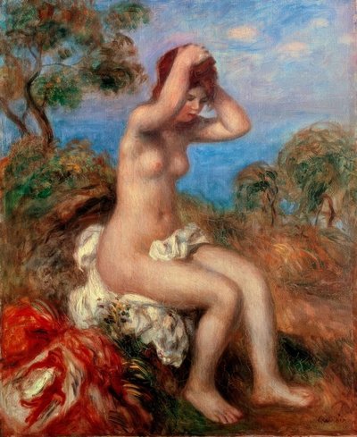 Badende pige af Pierre Auguste Renoir