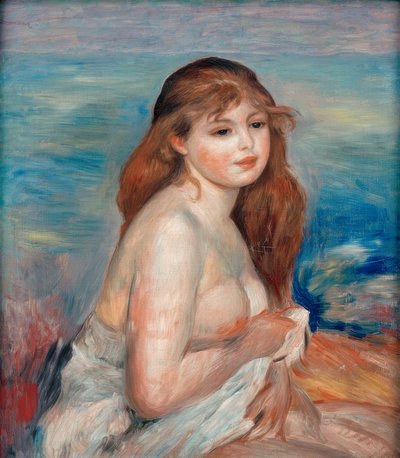 Baigneuse af Pierre Auguste Renoir