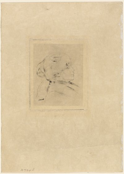 Berthe Morisot af Pierre Auguste Renoir