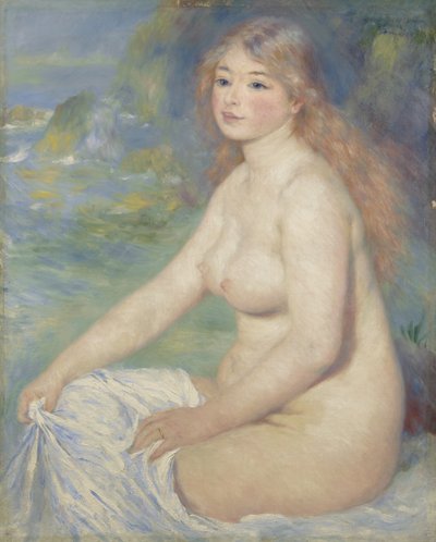 Blond Bader, 1881 af Pierre Auguste Renoir