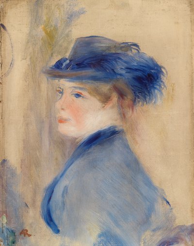Buste af en kvinde (Buste de femme) af Pierre Auguste Renoir
