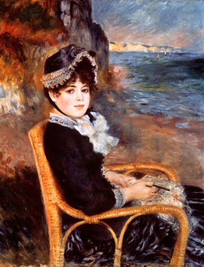 Ved kysten, 1883 af Pierre Auguste Renoir