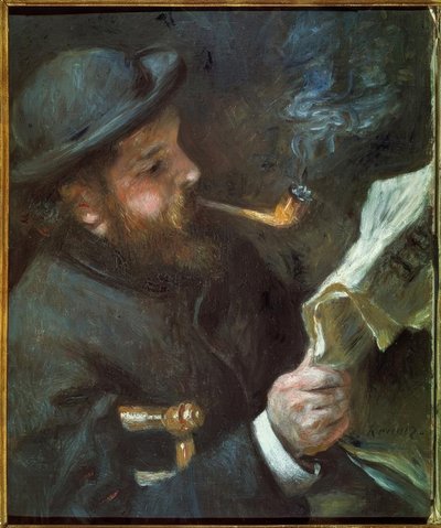 Claude Monet af Pierre Auguste Renoir