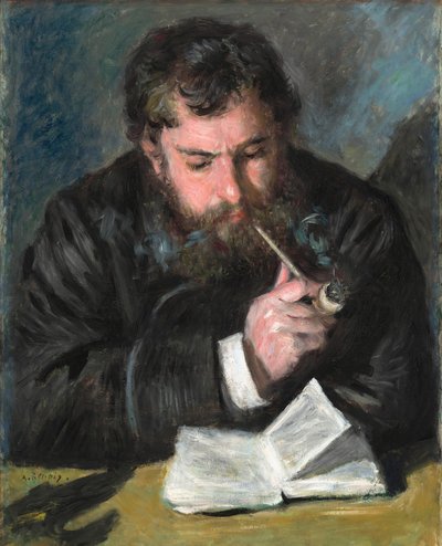 Claude Monet, 1872. af Pierre Auguste Renoir