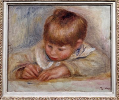 Coco forfatter Maleri af Pierre Auguste Renoir (1841-1919). 1906. Dim. 0,29 x 0,37 m. Lyon, Museum of Fine Arts af Pierre Auguste Renoir
