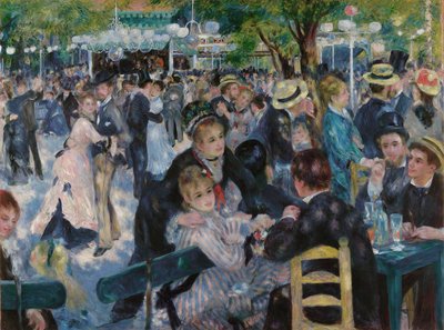 Dans på Le Moulin de la Galette af Pierre Auguste Renoir