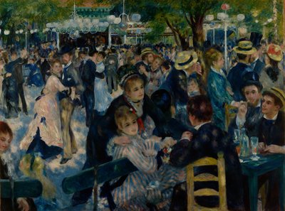 Dans på Le Moulin de la Galette af Pierre Auguste Renoir