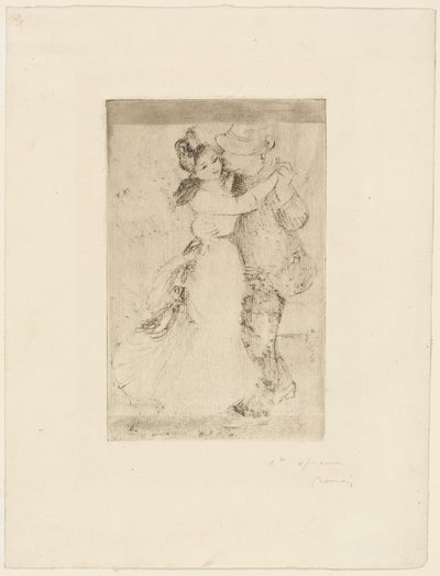 Dans på landet af Pierre Auguste Renoir