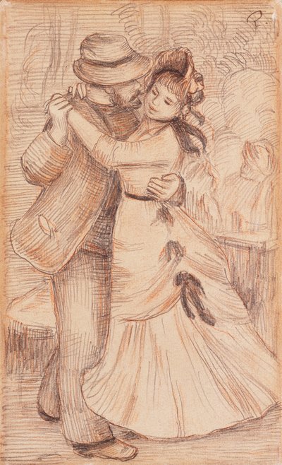 Dans på landet, 1883 af Pierre Auguste Renoir