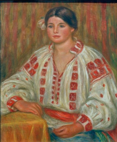 Den bulgarske bluse af Pierre Auguste Renoir