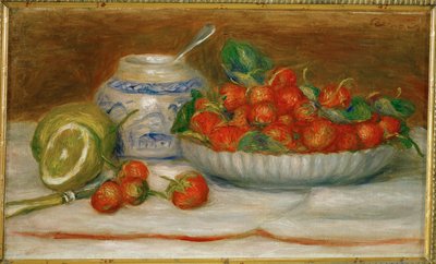 Jordbær (olie på lærred) af Pierre Auguste Renoir