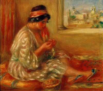 Gabrielle på algerisk af Pierre Auguste Renoir