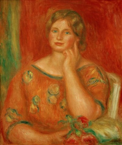 Gertrud Osthaus af Pierre Auguste Renoir