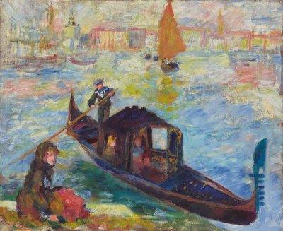 Gondol, Venedig, 1881 af Pierre Auguste Renoir