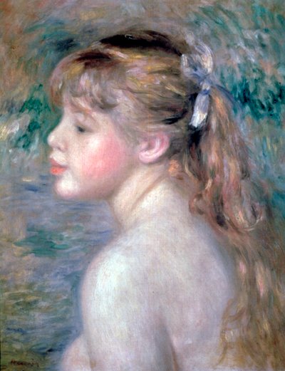 Hoved af et barn, 1892. af Pierre Auguste Renoir