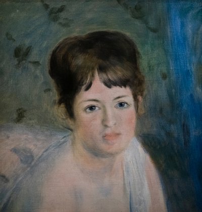 Hoved af en kvinde af Pierre Auguste Renoir