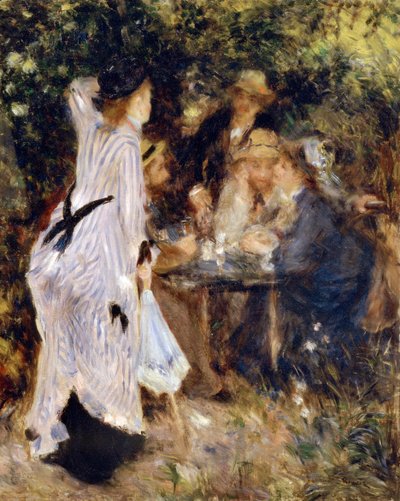 I haven Au Jardin du Moulin de la Galette, 1876. af Pierre Auguste Renoir