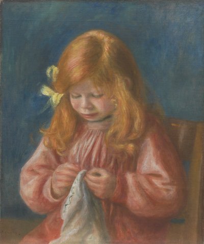 Jean Renoir syning, 1899-1900 af Pierre Auguste Renoir