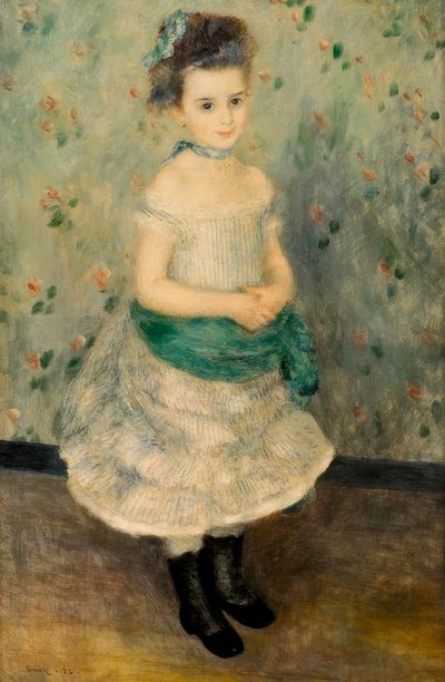 Jeanne Durand-Ruel af Pierre Auguste Renoir
