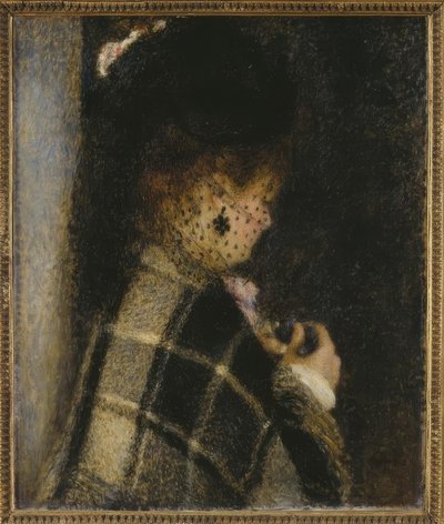 Ung kvinde med slør af Pierre Auguste Renoir