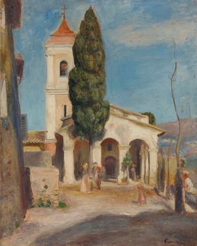 Vor Frue af beskyttelses kapel i Haut-de-Cagnes, 1905 af Pierre Auguste Renoir