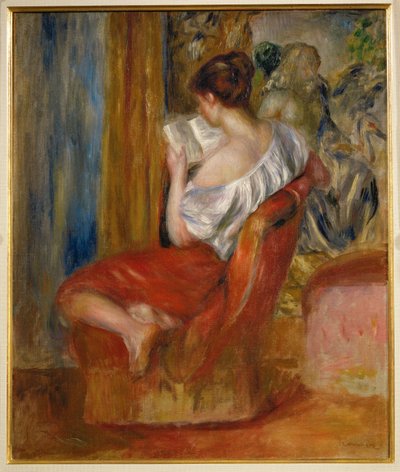 Læseren (olie på lærred) af Pierre Auguste Renoir