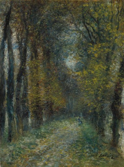 Overdækket gangbro, 1872 af Pierre Auguste Renoir