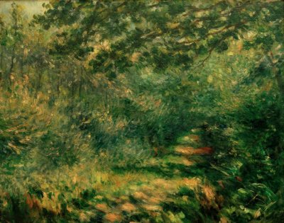 Gyden i skoven af Pierre Auguste Renoir