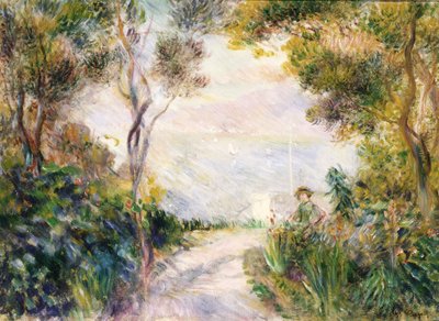 Landskab, Vejens Ende af Pierre Auguste Renoir