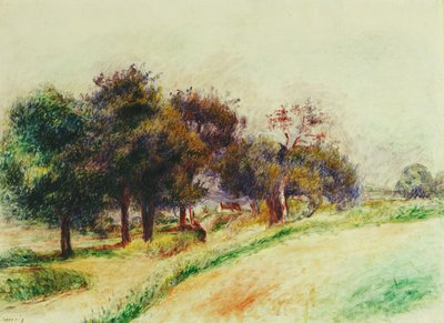 Landskab; Landskabet, af Pierre Auguste Renoir