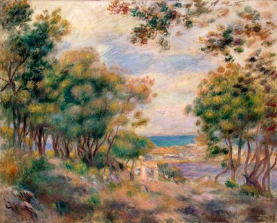 Landskab ved Beaulieu, 1899. af Pierre Auguste Renoir