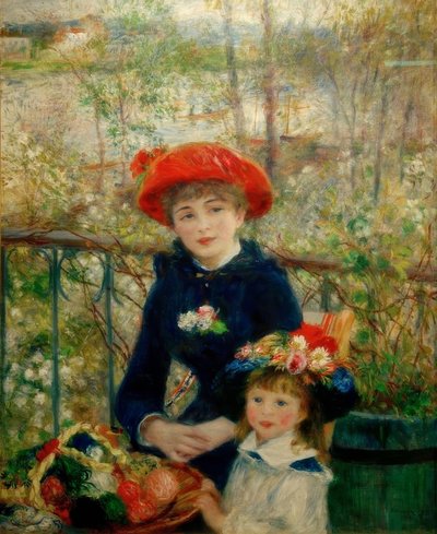 De to søstre (på terrassen) af Pierre Auguste Renoir
