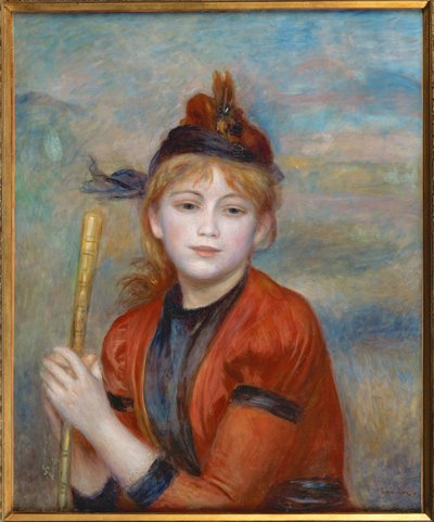 The excursionist (olie på lærred) af Pierre Auguste Renoir
