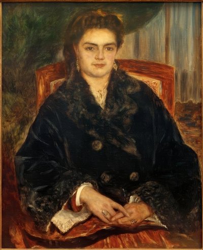 Fru Edouard Bernier af Pierre Auguste Renoir