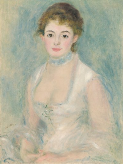 Madame Henriot, ca. 1876. af Pierre Auguste Renoir