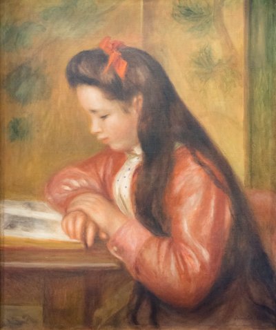 Mademoiselle Genevieve Caillebotte, den fremtidige Madame Chardeau, ca. 1895 (olie på lærred) af Pierre Auguste Renoir