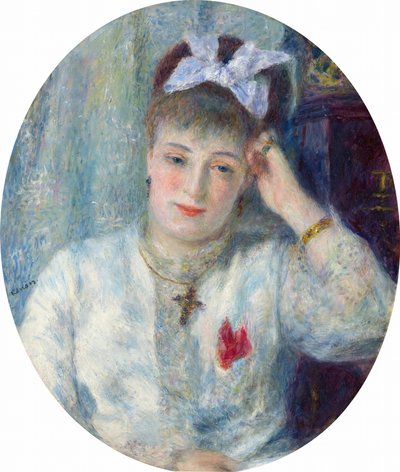 Marie Murer, 1877. af Pierre Auguste Renoir