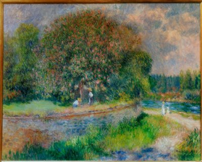 Blomstrende hestekastanje af Pierre Auguste Renoir