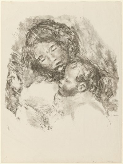 Barsel, stor tallerken af Pierre Auguste Renoir