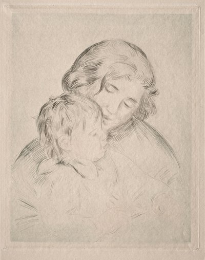 Mor og Barn af Pierre Auguste Renoir