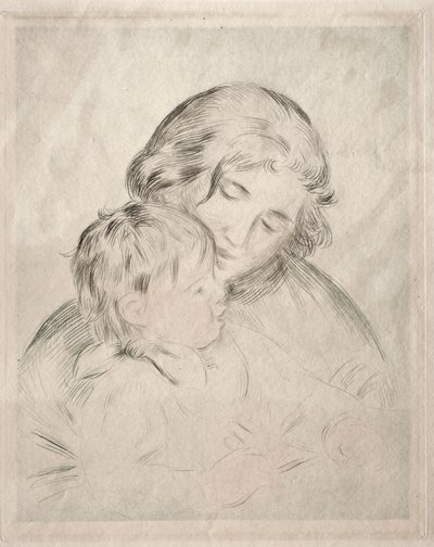 Mor og Barn af Pierre Auguste Renoir