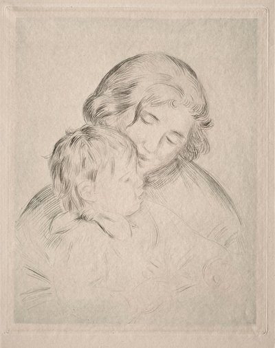 Mor og barn. af Pierre Auguste Renoir