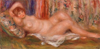 Nøgen kvinde tilbagelænet af Pierre Auguste Renoir