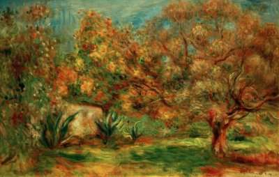 Olivenhave af Pierre Auguste Renoir