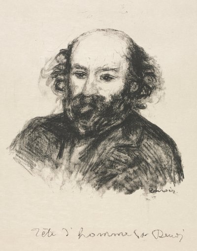 Paul Cézanne, ca. 1902. af Pierre Auguste Renoir
