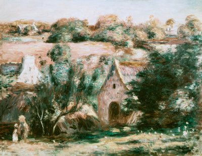Bretagne landskab af Pierre Auguste Renoir