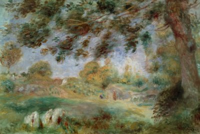 Forårs landskab af Pierre Auguste Renoir