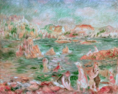 Guernsey Strand af Pierre Auguste Renoir