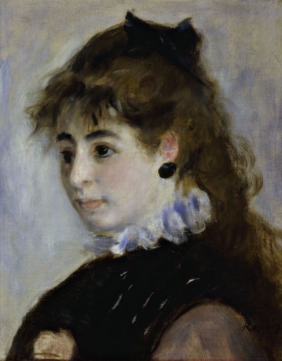 Portræt af Madame Henriot af Pierre Auguste Renoir